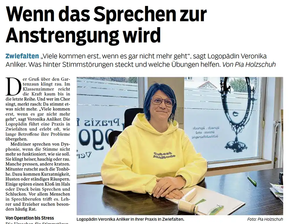 Wenn Das Sprechen Zur Anstrengung Wird